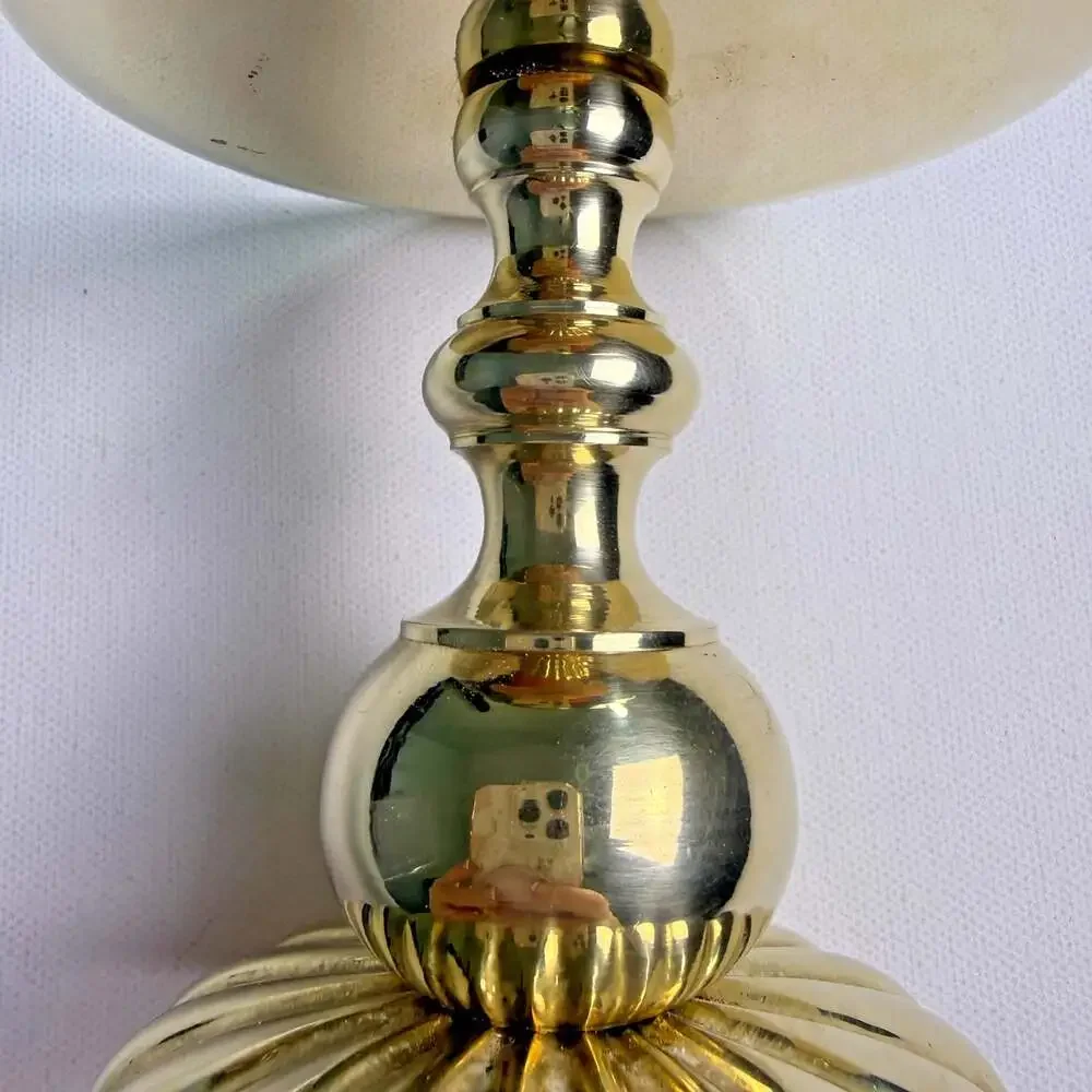 Candle Compliments by Crowing Touch vintage brass